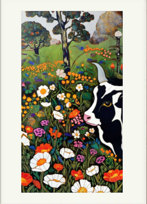 Wall Art Prints 22cm × 29cm Textured Art Paper Fine Art Inkjet Printing - Pastoral Harmony