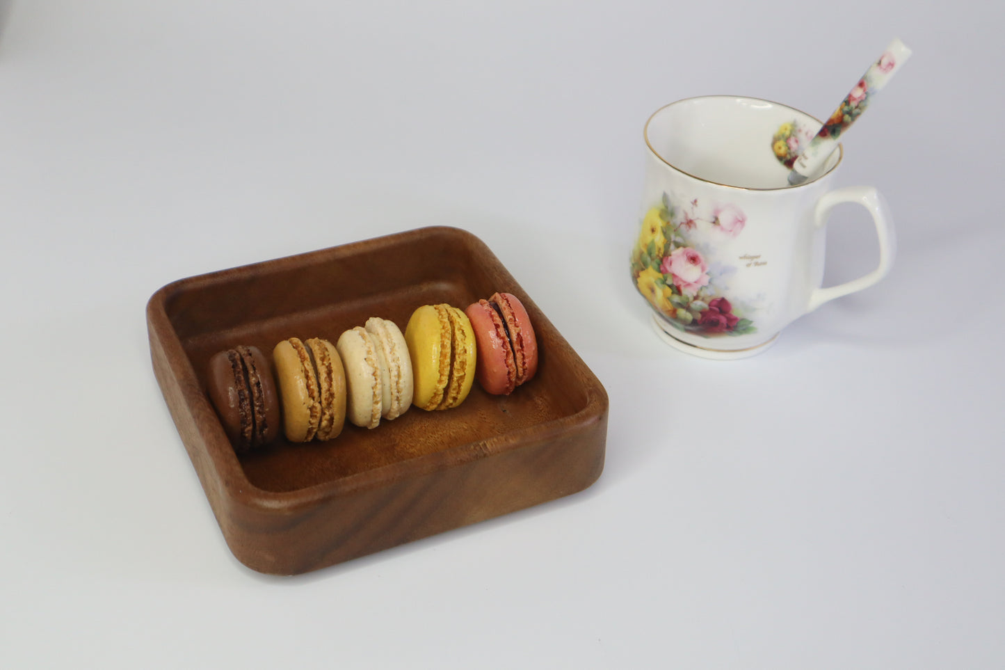 Premium Firwood Wooden Square plate 15cm x 15cm x 4cm