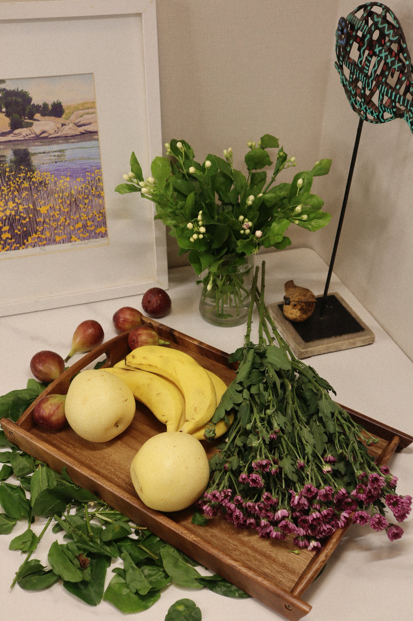 Premium Firwood Wooden Serving Tray 44cm x 29cm x 4.5cm