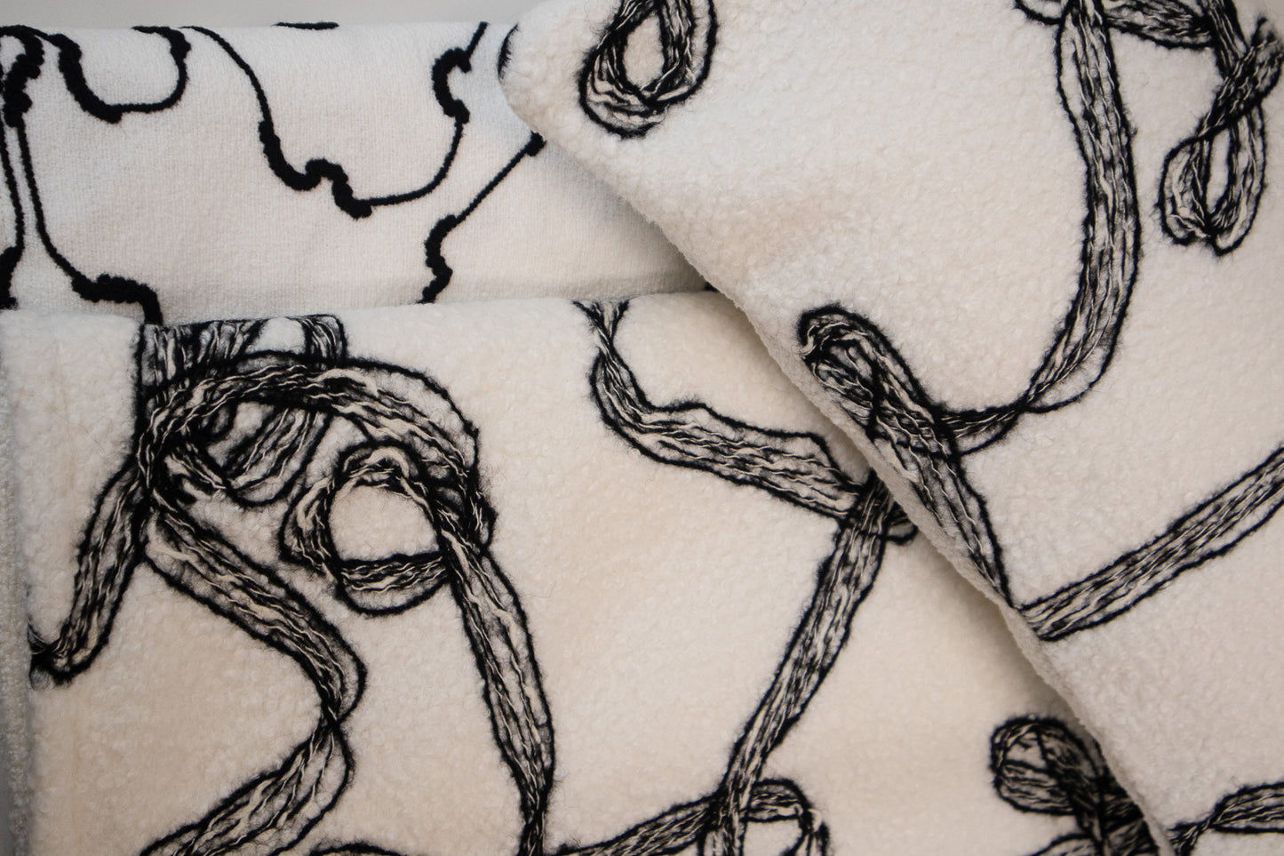 Plush Embroidered Cushion 50cm x 50cm