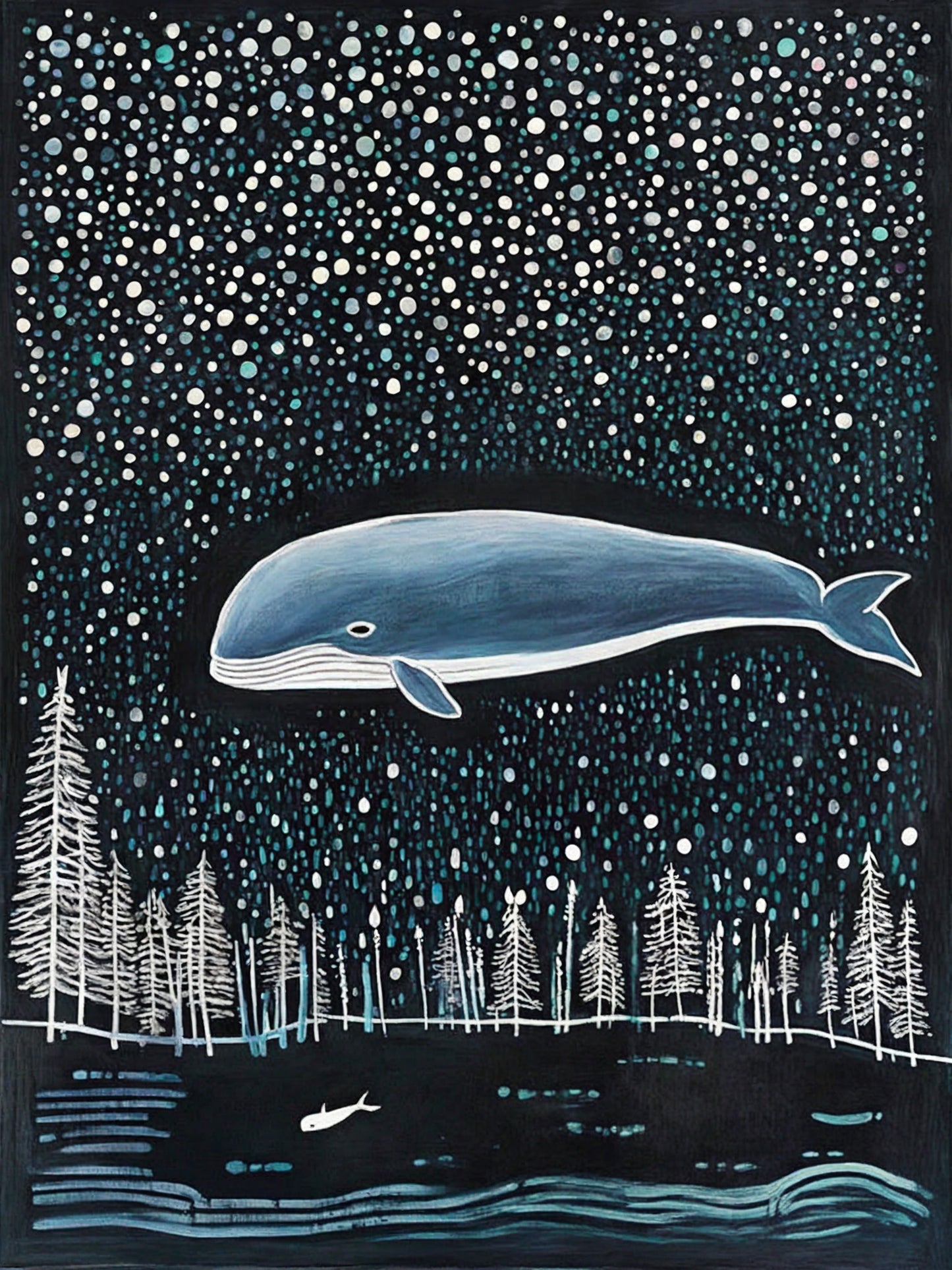 Wall Art Prints 22cm × 29cm Textured Art Paper Fine Art Inkjet Printing - Echoes of the Deep Sky