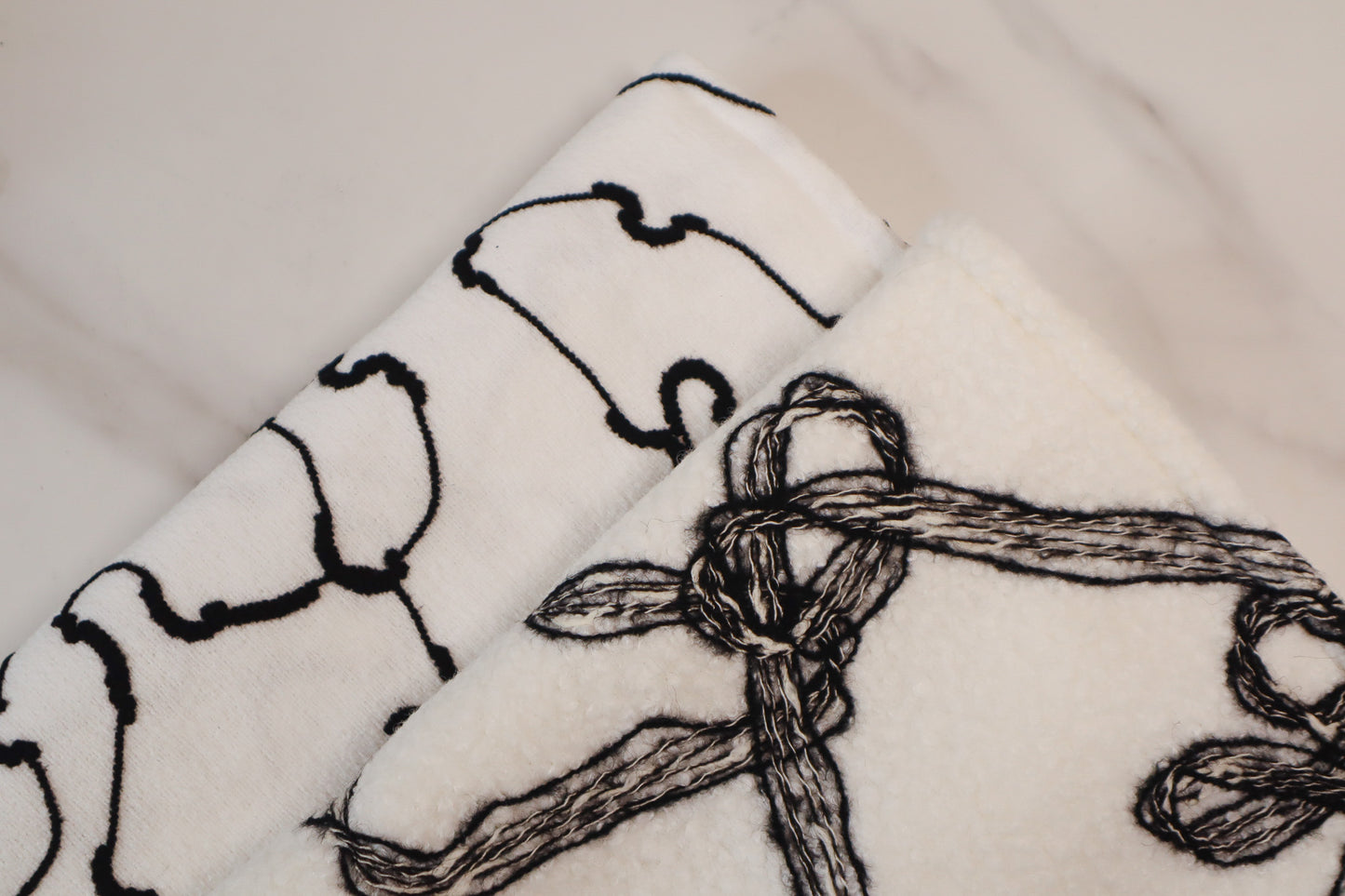 Plush Embroidered Cushion 50cm x 50cm