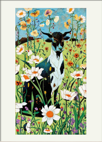 Wall Art Prints 22cm × 29cm Textured Art Paper Fine Art Inkjet Printing - Pastoral Harmony